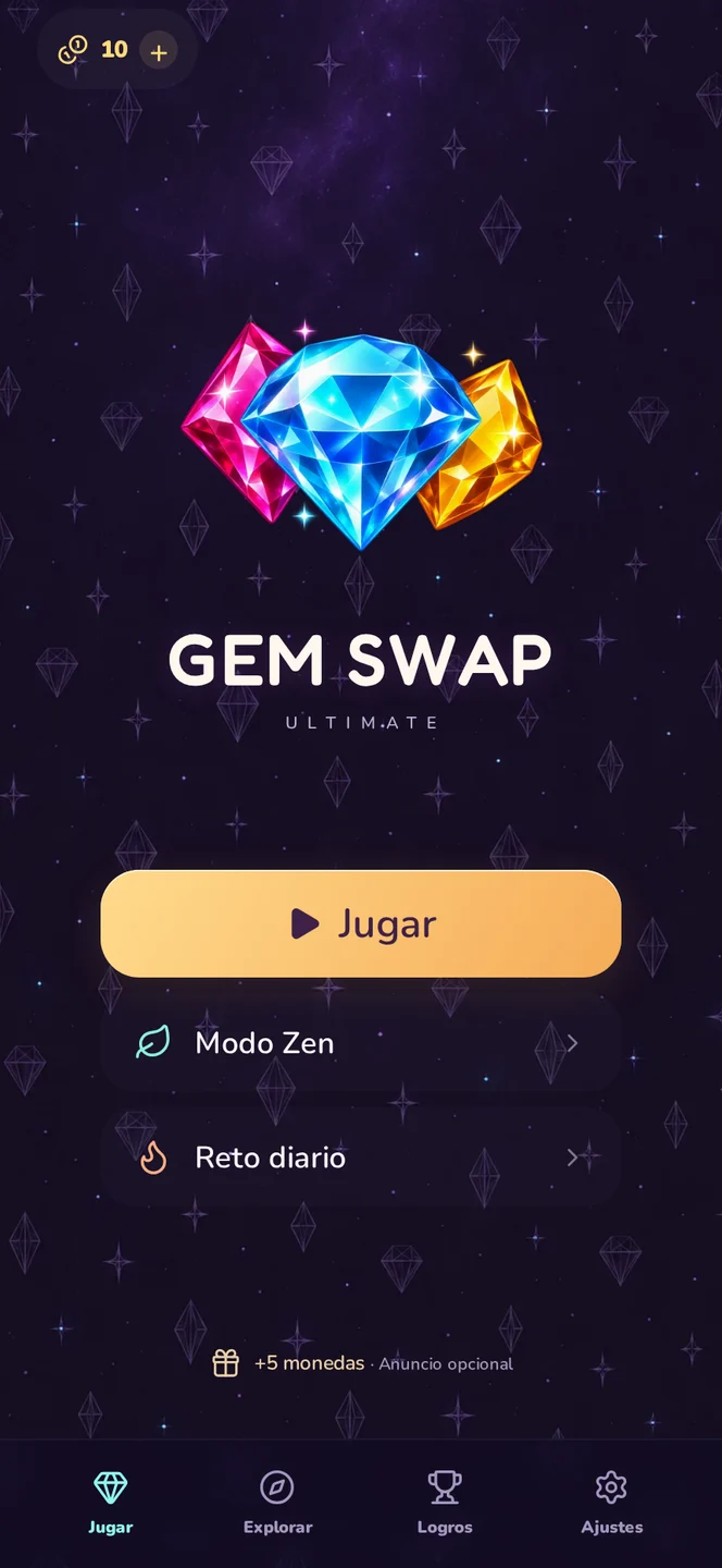 Gem Swap Ultimate · Inicio / Home